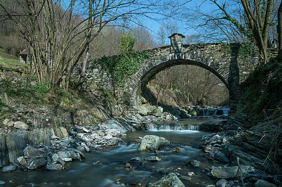 Bridge Over Peaceful Waters - Il Ponte Sul Ciae Photograph by Enrico Pelos