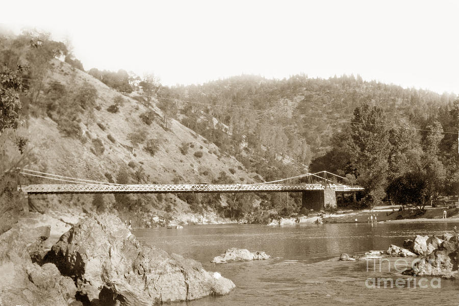 Bridge over river Photograph by Monterey County Historical Society