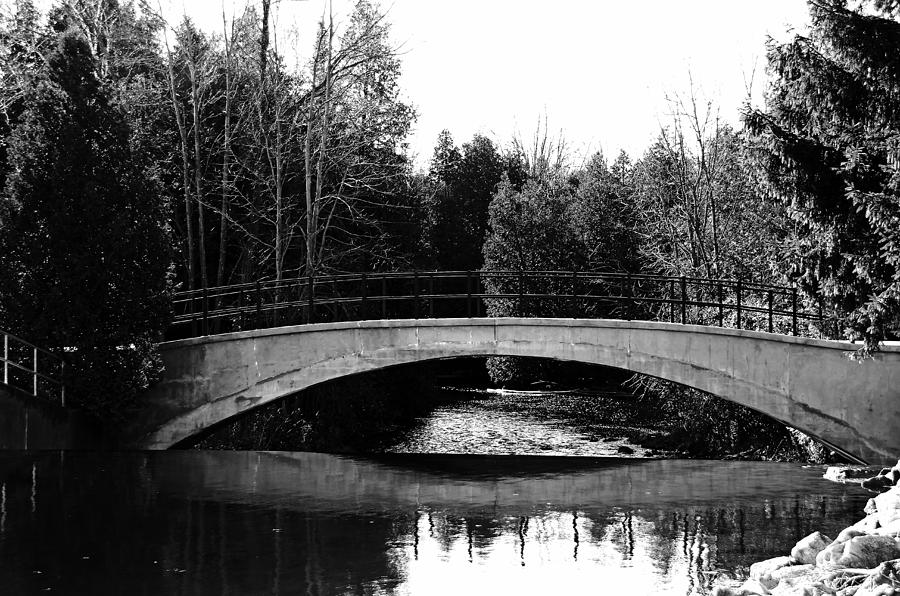 Bridge Over River Photograph by Debbie Oppermann