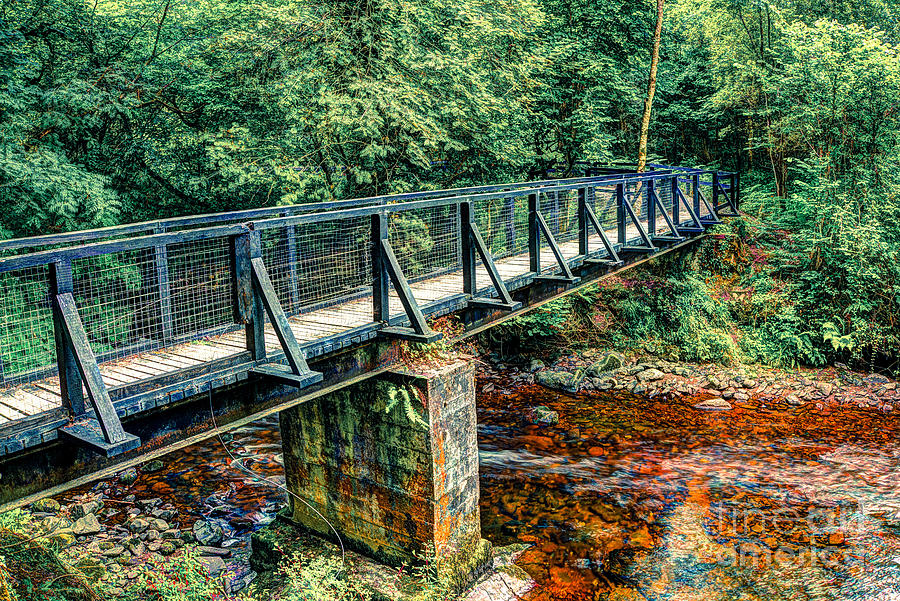 Bridge over river Photograph by Marc Daly Bridge over river Photograph by Marc Daly