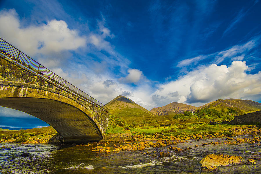 Bridge Over River Sligachan Photograph by Steven Ainsworth