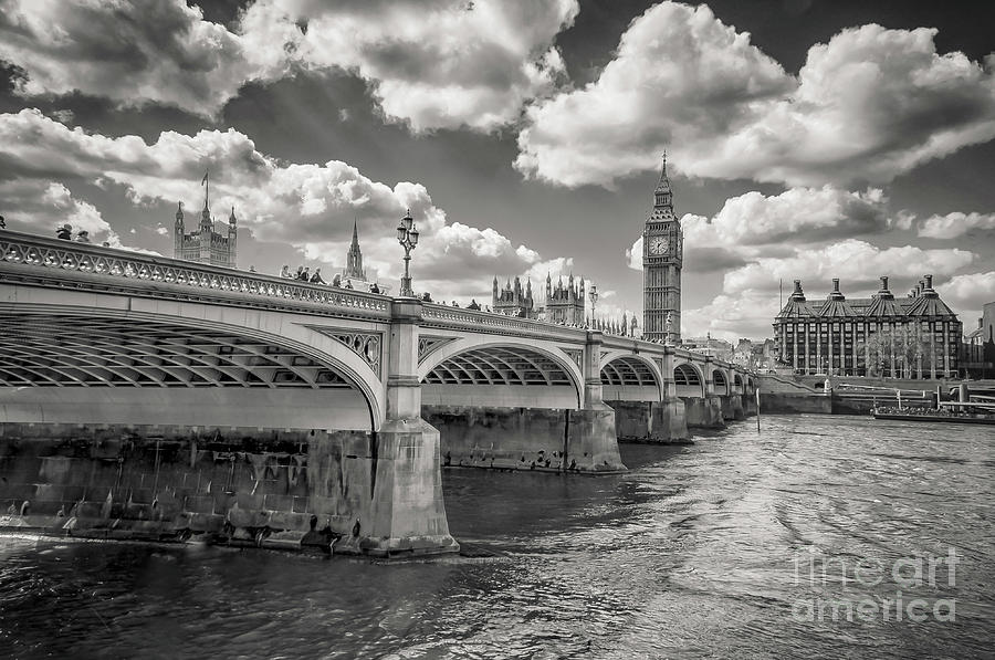 Bridge Over River Thames Photograph