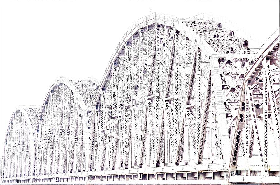 Bridge over the Ohio Photograph by Merle Grenz