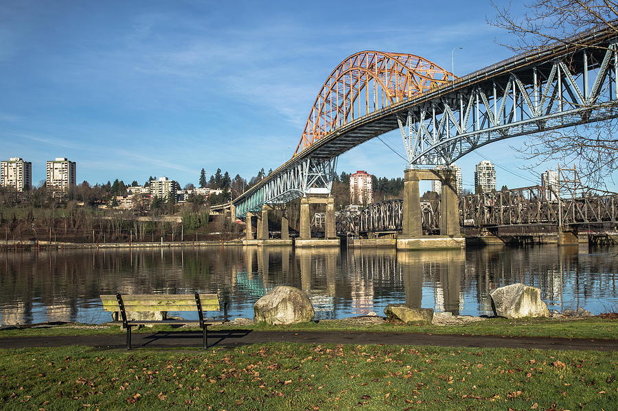 Bridge Over the River Photograph by Alex Lyubar