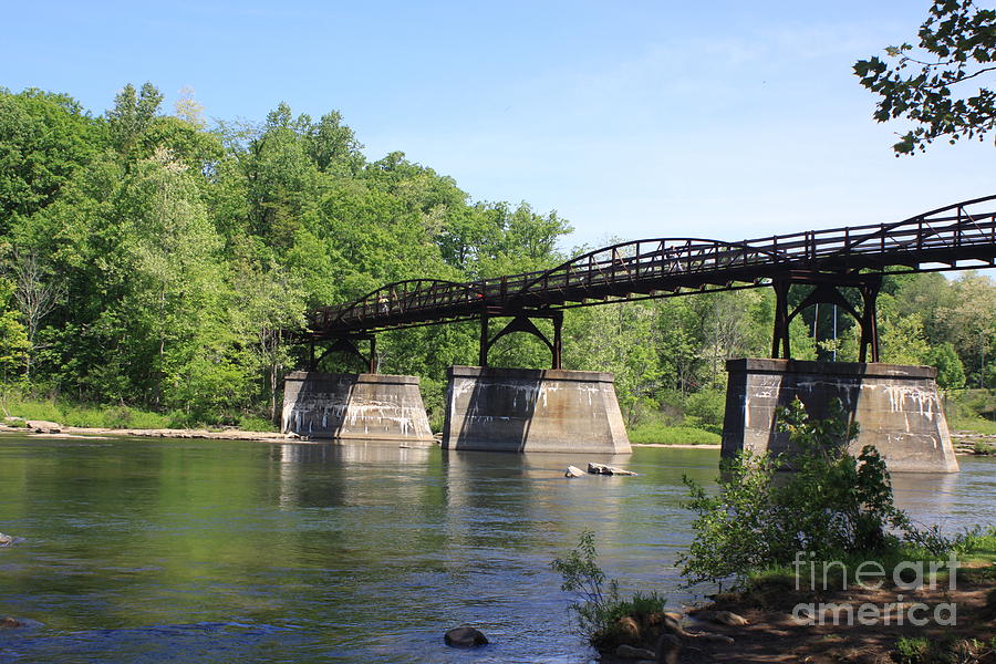 Bridge Over The River Photograph By Parker O'donnell - Fine Art America