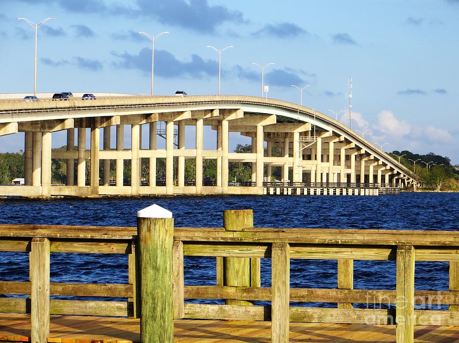 Bridge Over The St. Johns River Photograph by Tim Townsend