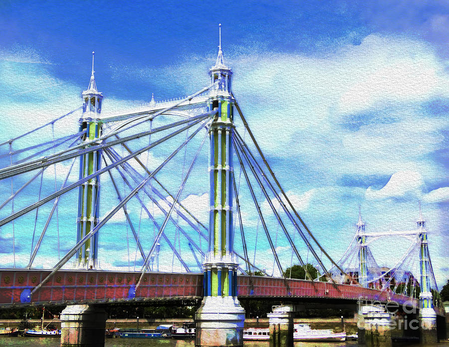 London Photograph - Bridge over the Thames by Judi Bagwell