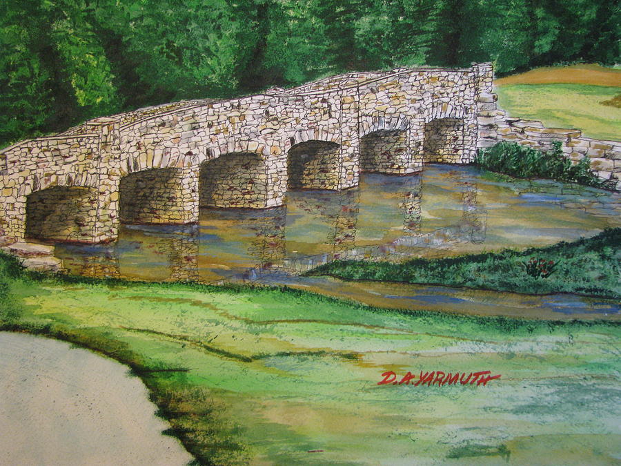 Bridge Over Troubled Waters Painting by Dale Yarmuth