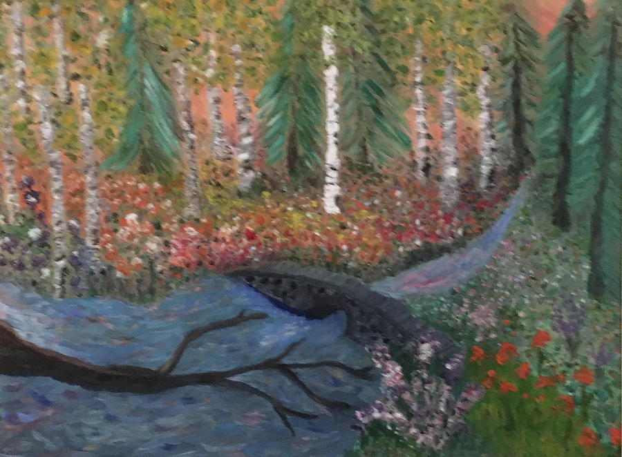 Bridge Over Troubled Waters2 Painting by Susan Grunin