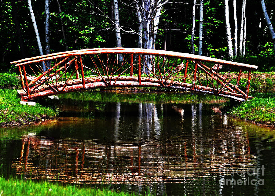 Bridge Reflections Photograph by Lydia Holly
