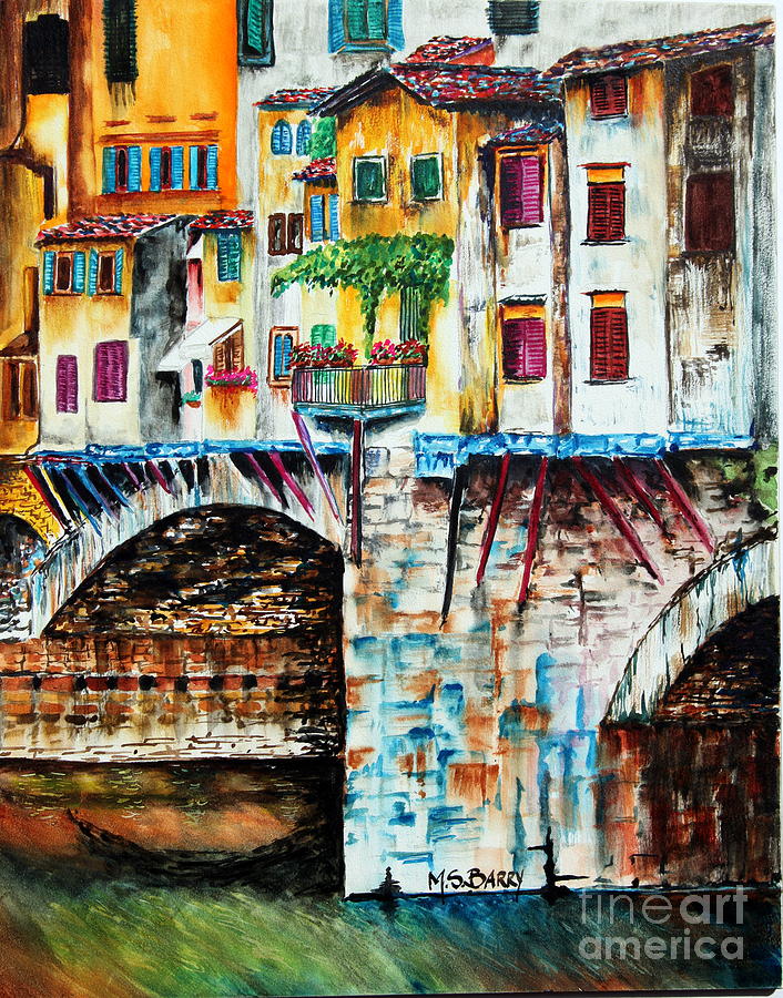 Bridge The Gap Painting by Maria Barry