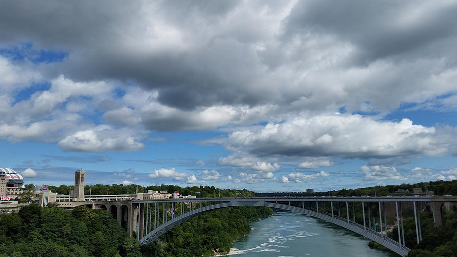 Bridge to Canada Photograph by Judy Hall-Folde