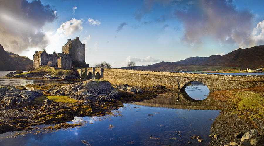 Castle Photograph - Bridge to Eilean Donan by Gary Eason