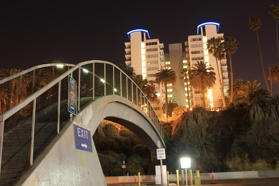 Santa Monica Digital Art - Bridge to Santa Monica by Sheri  Neva
