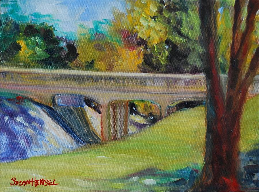 Bridge To Shadow Ridge Painting by Susan Hensel