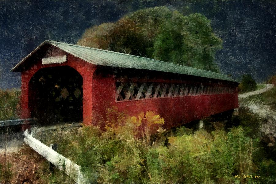 Bridge to the Past Painting by RC DeWinter