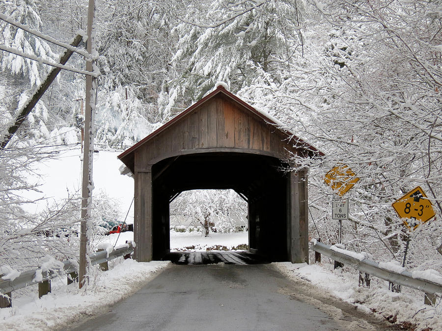 Bridge to Winter Photograph by MTBobbins Photography