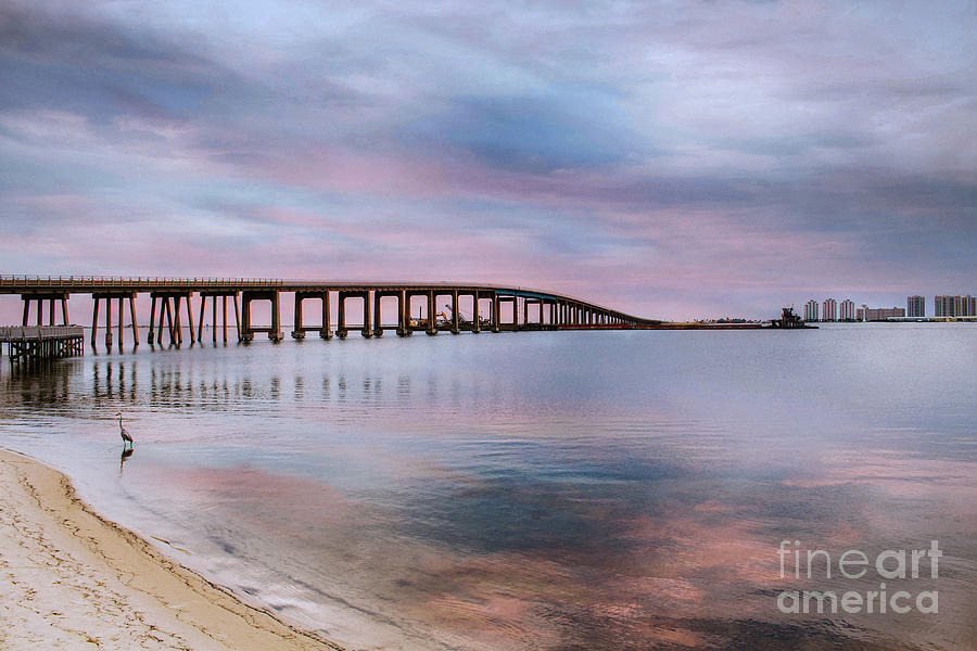 Bridge under the Sunset by Mechala Matthews Bridge under the Sunset by Mechala Matthews