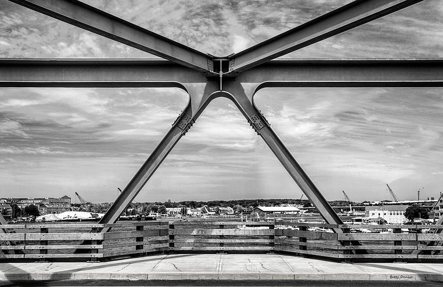 Bridge Photograph - Bridge View in Portsmouth NH by Betty Denise