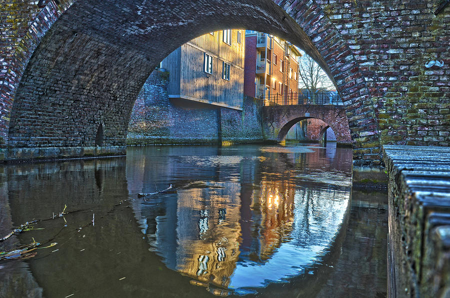 Bridges across Binnendieze in Den Bosch Photograph by Frans Blok