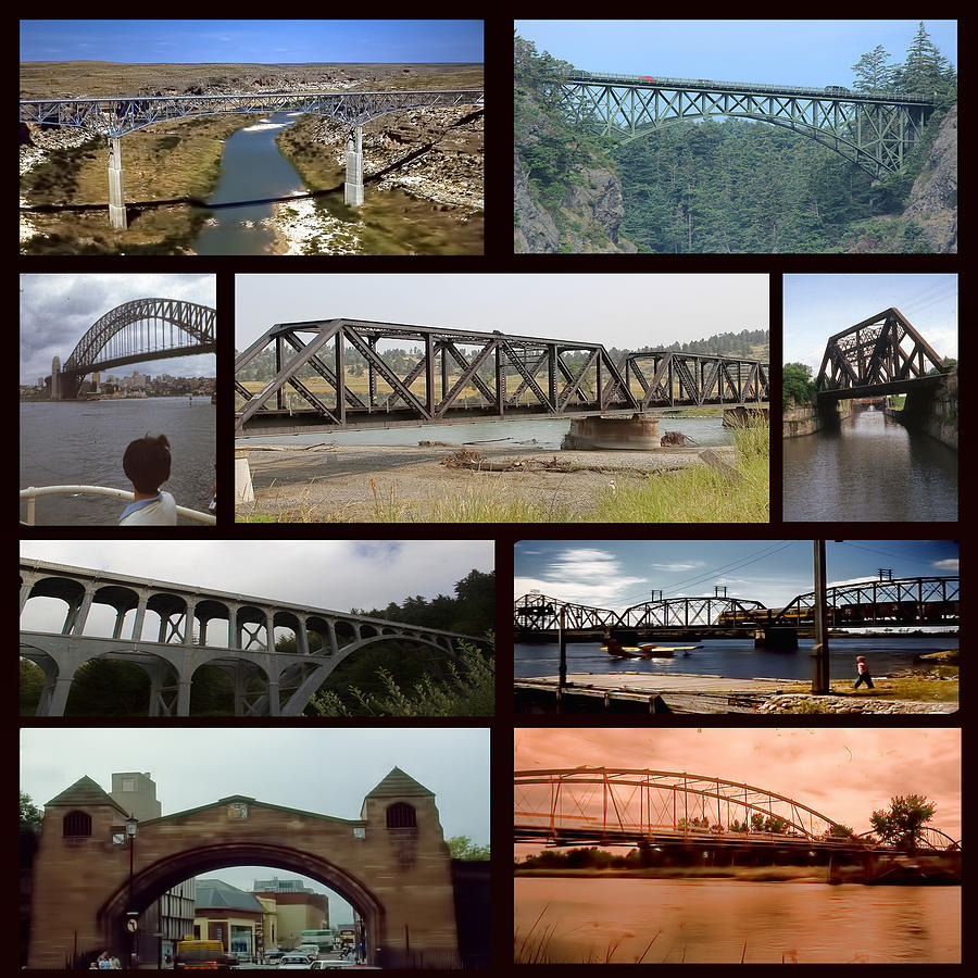 Bridges Digital Art by Cathy Anderson