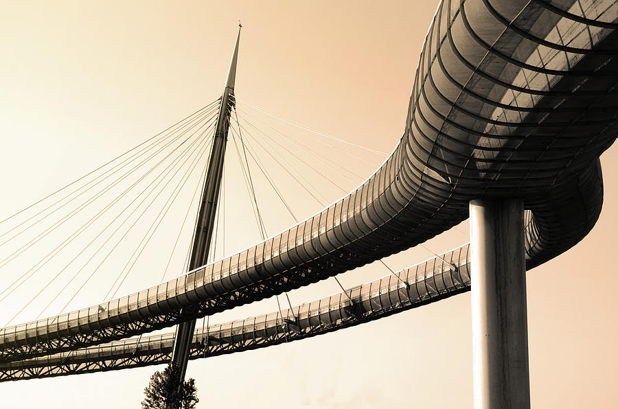 Bridges in the Sky - Pescara, Italy  Photograph by AM FineArtPrints