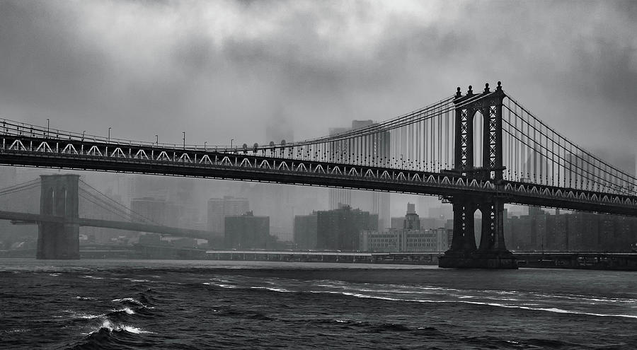 Bridges in the Storm Photograph by Adam Reinhart