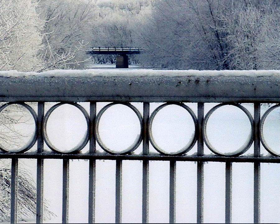 Winter Photograph - Bridges by Joni Moseng