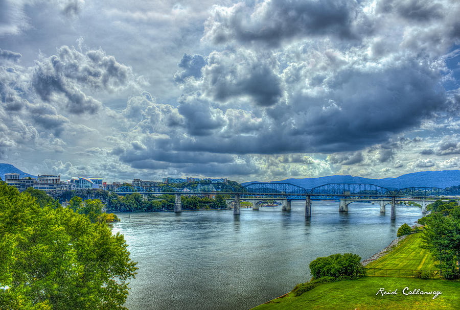 Walkway Photograph - Bridges of Chattanooga Tennessee by Reid Callaway
