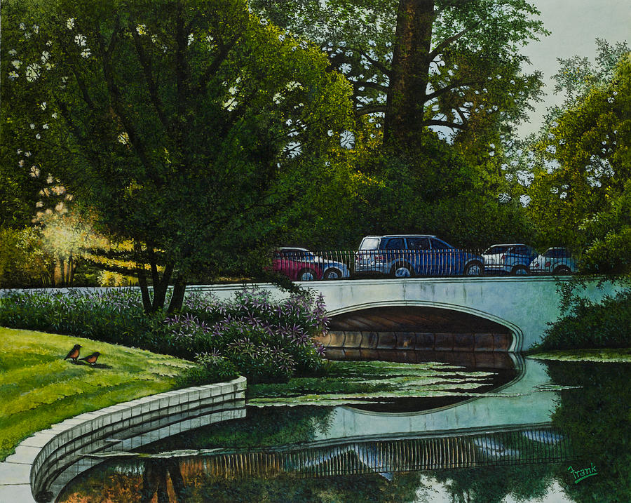 Bridges of Forest Park V Painting by Michael Frank