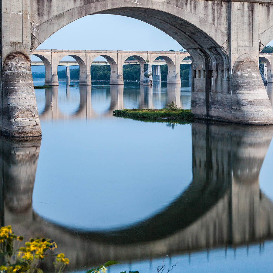 Bridge Reflections #2 Photograph by John Daly