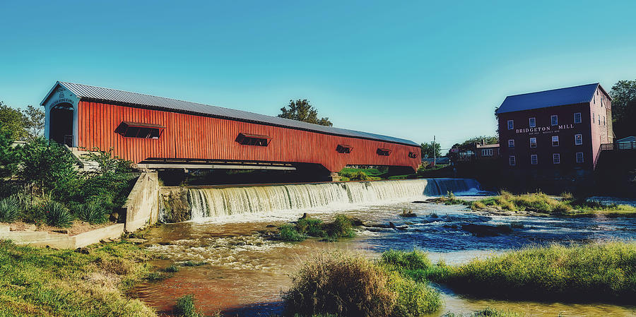 Bridgeton Covered Bridge Indiana Photograph By Mountain Dreams Fine