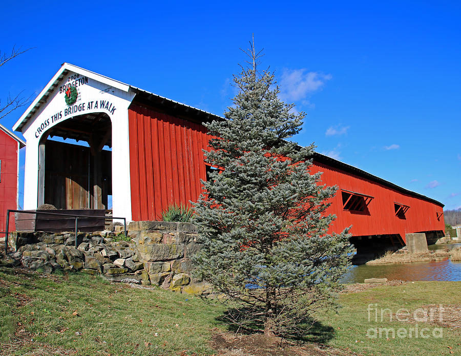 Bridgeton Indiana Covered Bridge Photograph By Steve Gass Fine Art