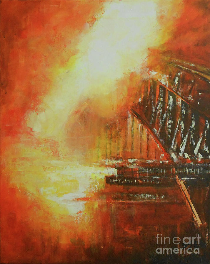Bridging The Gap Painting by Jane See