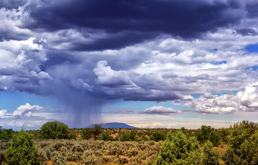 Brief Desert Shower Photograph by Carolyn Derstine
