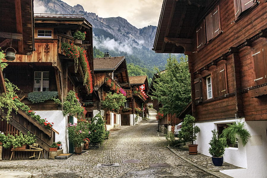 Brienz Village, Berne Canton, Switzerland Photograph
