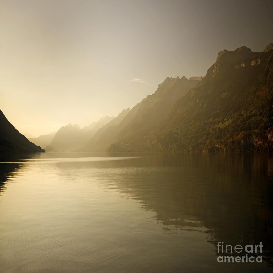 Alps Photograph - Brienzersee by Angel Ciesniarska Alps Photograph - Brienzersee by Angel Ciesniarska