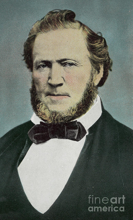 Brigham Young  photograph Photograph by American School