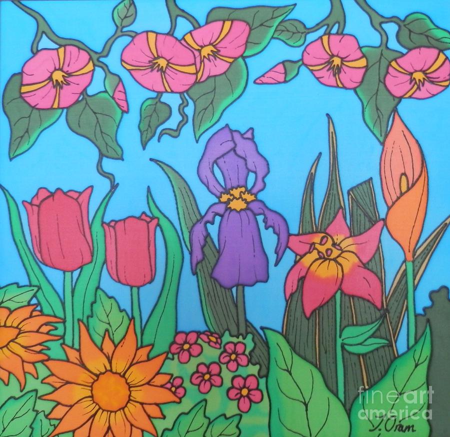 Flower Painting - Bright and Beautiful by Joanne Oram 