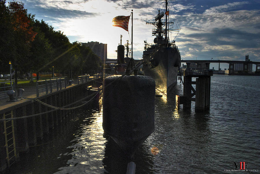 BRIGHT and EARLY at the NAVAL PARK Photograph by Michael Frank Jr