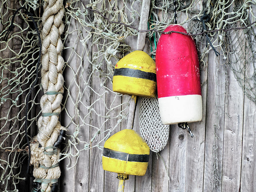 Bright buoys I Photograph by Marianne Campolongo