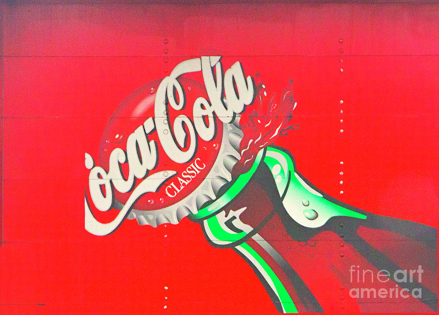 Bright Coca Cola Sign Photograph by Linda Phelps