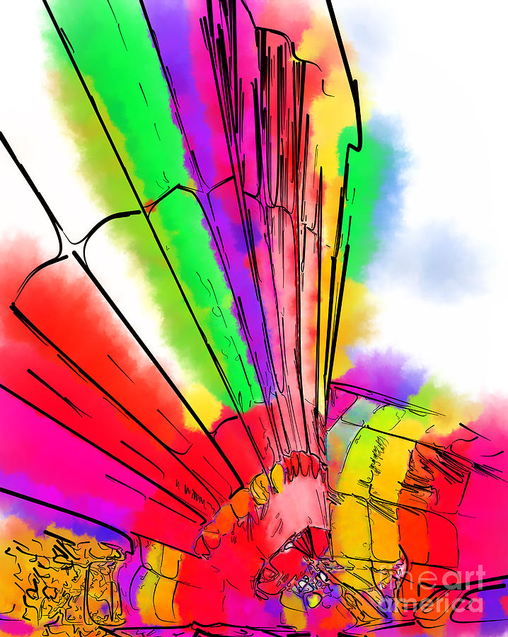 Bright Colored Balloons Digital Art by Kirt Tisdale