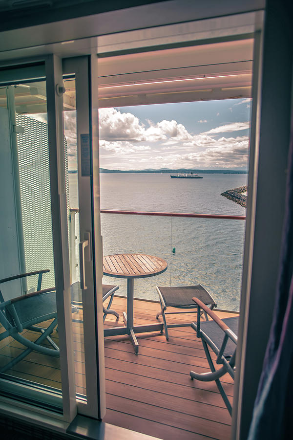 Bright Cruise Ship Luxury Room With Balcony View Photograph by Alex Grichenko
