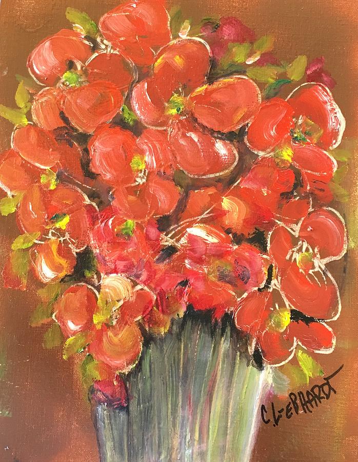 Summer flowers Painting by Chuck Gebhardt