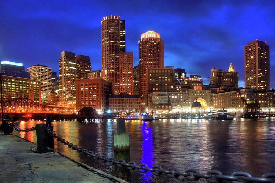 Bright Lights Boston Photograph by Joann Vitali
