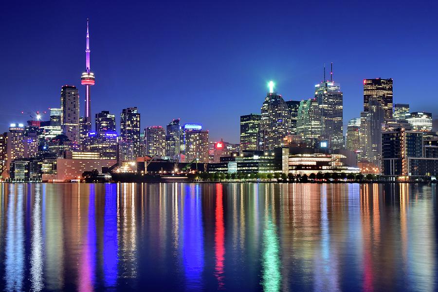 Bright Lights in Toronto Photograph by Frozen in Time Fine Art Photography