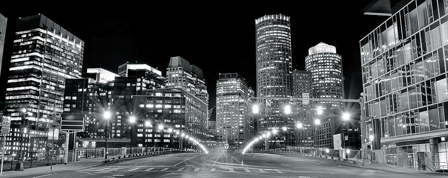 Bright Lights Lead into Boston Photograph by Frozen in Time Fine Art Photography