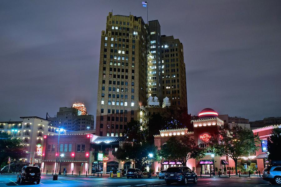 Bright Lights of San Antonio Photograph by Frozen in Time Fine Art Photography