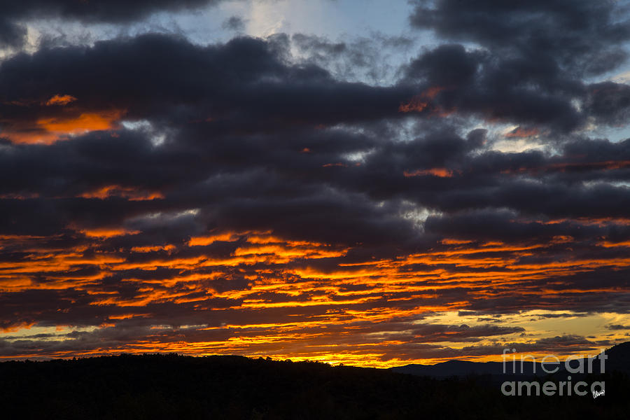 Bright Orange Clouds Photograph by Alana Ranney